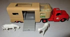 MATCHBOX LESNEY KING SIZE NO.K-18 ARTCULATED HORSE VAN ,W/HORSES,