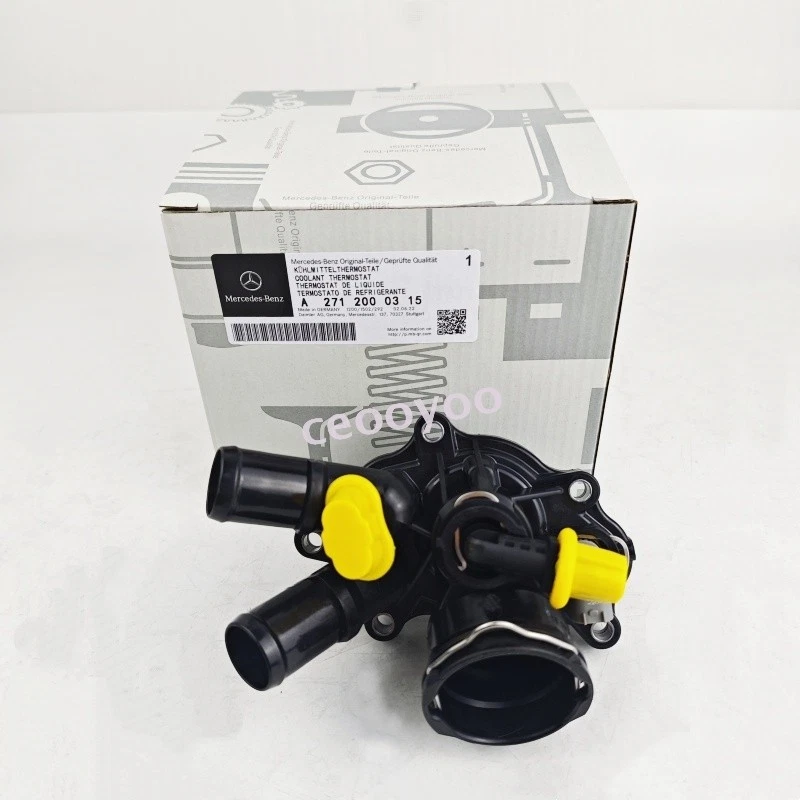 Thermostat Housing For Mercedes-Benz C250 1.8L 2.0L SLK250 2012-2015 2712000315 Foto 2 de 4