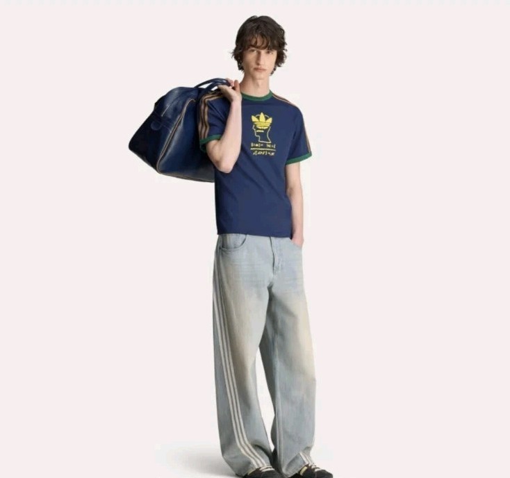 国内送 Adidas Originals × Brain Dead コラボTシャツ ネイビー Adidas Brain Dead Collab Collegiate Navy T Shirt L Large NWT