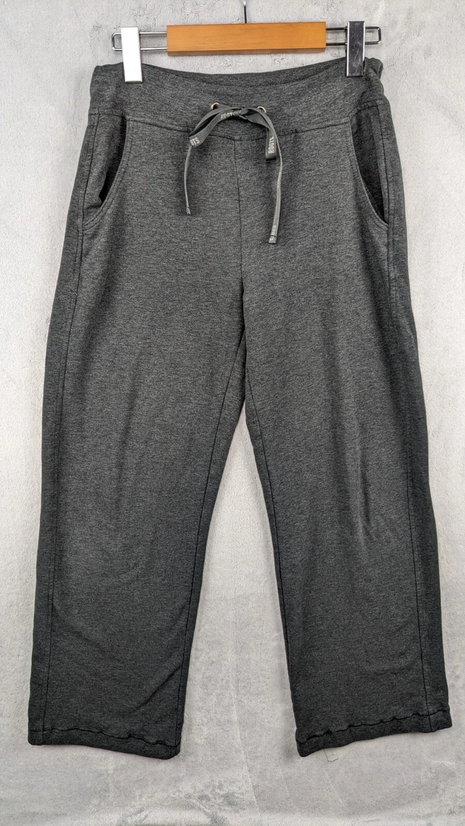 Roots Sweatpants Active Womens Jogger Gray Heather Size Small S 4