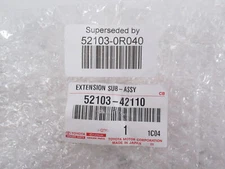 Genuine OEM Toyota 52103-0R040 Driver Front Bumper Impact Bar Bracket