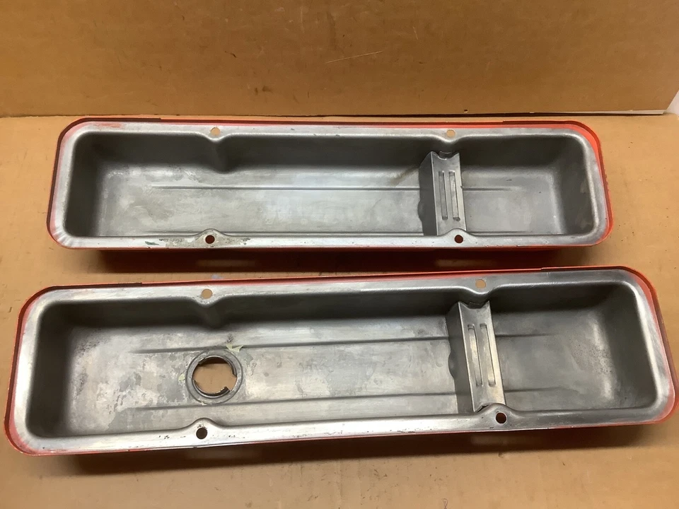 Chevy 327 350 283 Small Block Valve Covers Corvette Camaro CHEVELLE  Drippers - Image 4 of 4