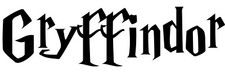 HARRY POTTER Gryffindor calcomanía de vinilo nombre de la casa coche ventana taza libro dvd