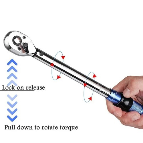 5-60N.m Torque Wrench 3/8Inch Reversible Ratchet Key Square Drive Car RepairTool - Picture 3 of 7