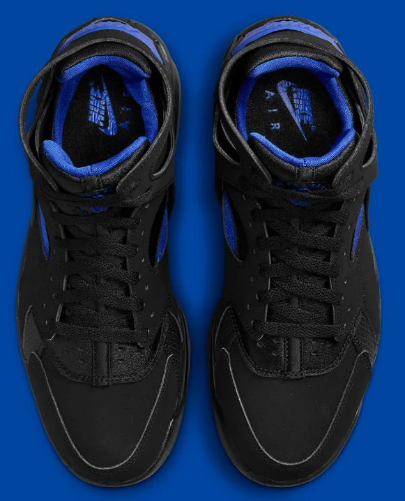 NEW Nike Air Flight Huarache Black Lyon Blue Michigan Wolverines