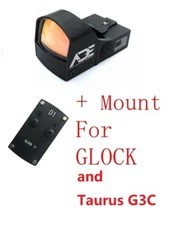 ADE RD3-009 Red Dot Sight +D1 OPTIC PLATE for GLOCK and TAURUS GX4/G3C pistol