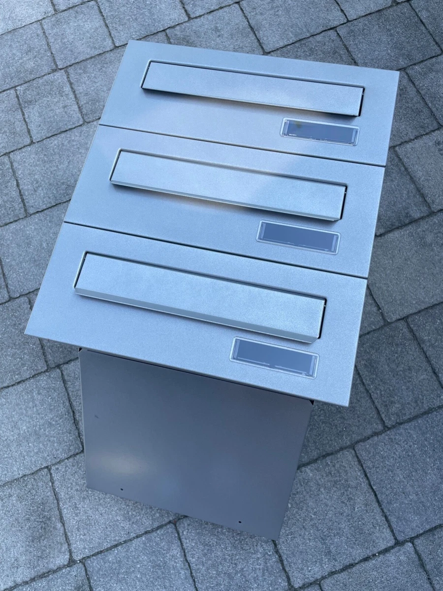 Boîte Aux Lettres Utilia Verte Avec Toit – Aluminium, 30x21x6 Cm, 2 Clés, Fixation Incluse