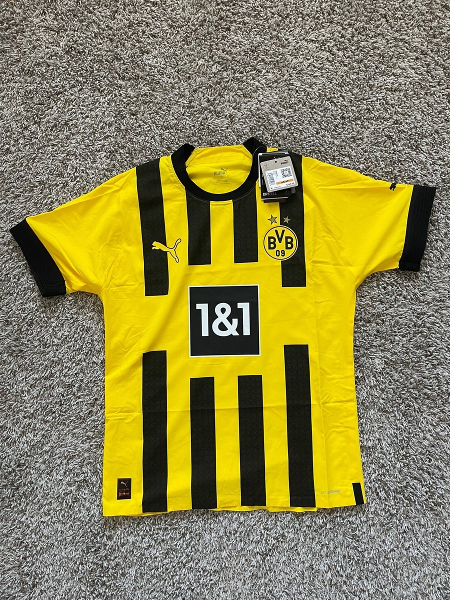 NWT Puma 2022-23 Borussia Dortmund BVB Home Authentic Jersey Size S $140