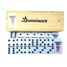 Puerto Rico Rican Flag & Conga Double Six Domino ** FREE SHIPPING