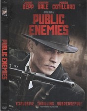 No Disc No Case ORIGINAL SLIPCOVER Public Enemies 2009 DVD Cover Johnny Depp