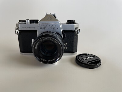 【美品】PENTAX SPOTMATIC F / SMC TAKUMER 55m NEAR MINT] Pentax Spotmatic F SPF Film Camera SMC Takumar