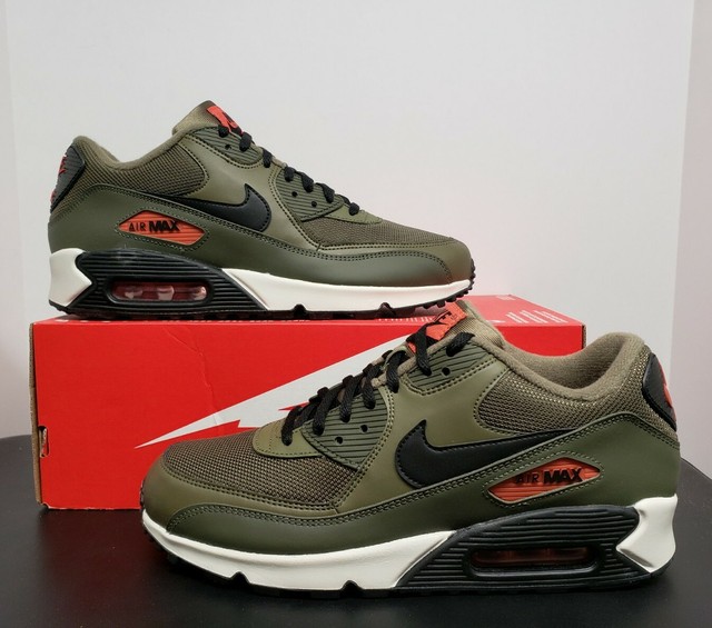 air max 90 olive green orange