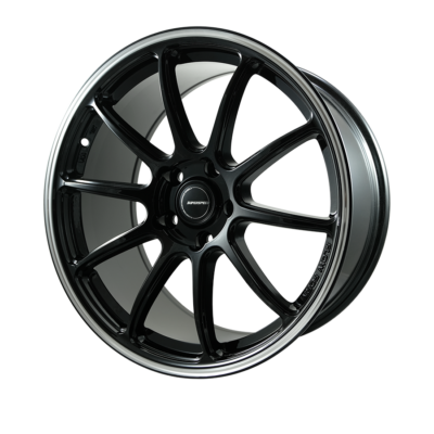 Superspeed RF03RR 18x9.5 5x120 +38 Gloss Black w/Machined Lip