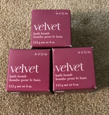 Avon Velvet Bath Bombs Lot Of 3