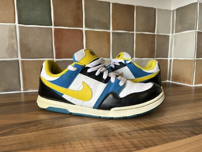 Nike Dunk 6.0, Low Style SB weiß/blau/gelb Größe Vintage 386652-102 - UK 5