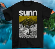 Sunn O SUNN Tee T Shirt Men Size Cotton men Black