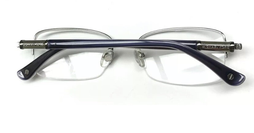NEW MICHAEL KORS women\'s mk359 rectangle eyeglasses in gunmetal Michael Kors MK 359 033 Eyeglasses Glasses Gunmetal Dark  main image 3