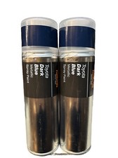 TOYOTA DARK BLUE METALLIC SPRAY PAINT 300ML HALFORDS CANS X2