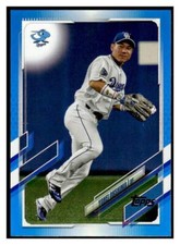 2021 Topps NPB Blue Foil 172 Yohei Ohshima Chunichi Dragons #/50