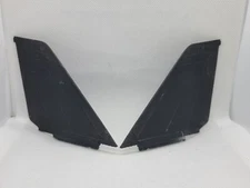 3D Black Resin Printed Vertical Stabilizers Fins x2 2011 25th GI Joe Skystriker