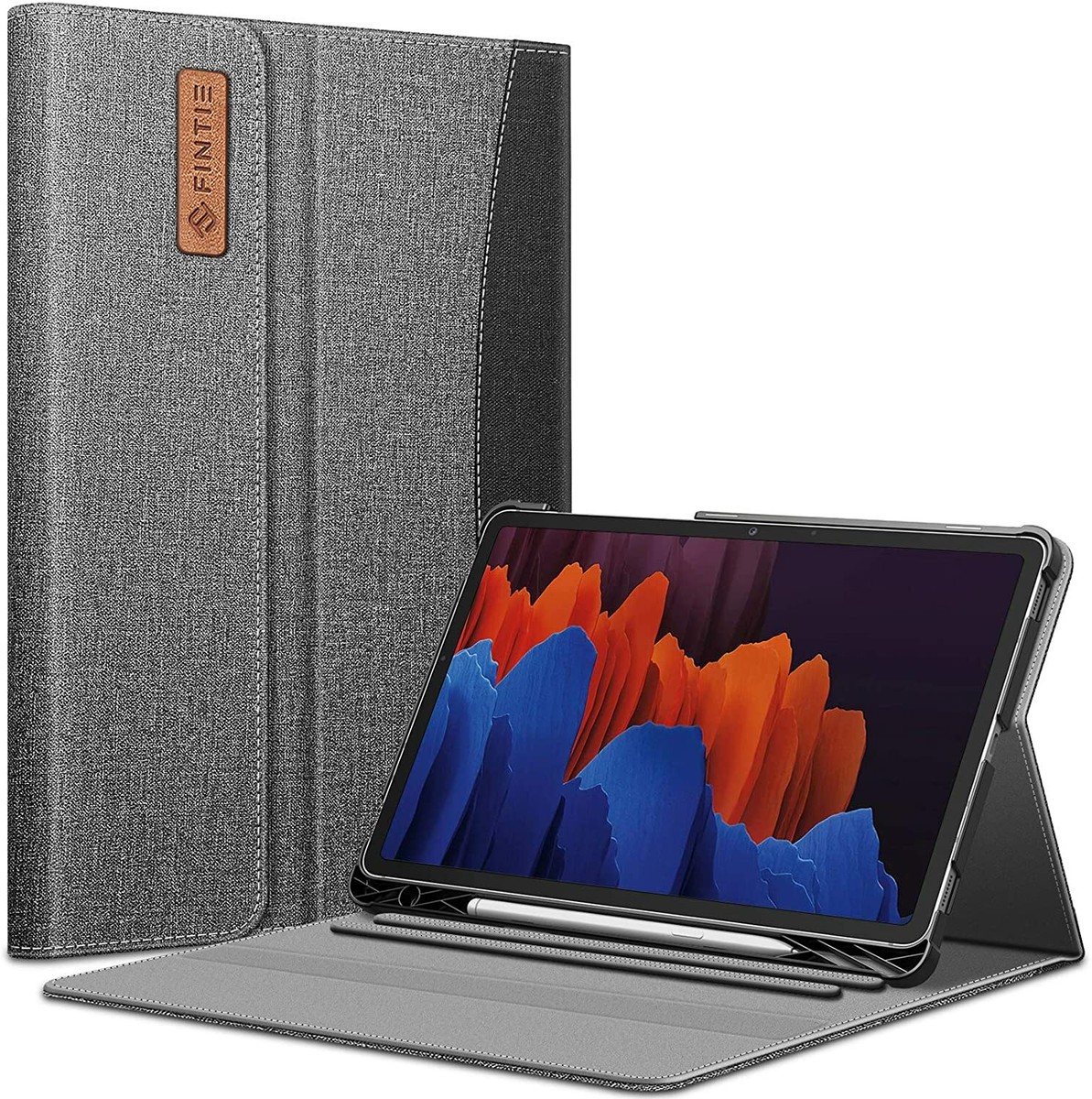 Samsung Galaxy Tab S7 plus 本体とケース For Samsung Galaxy Tab S7 Plus 12.4'' 2020 Smart Case Stand Cover