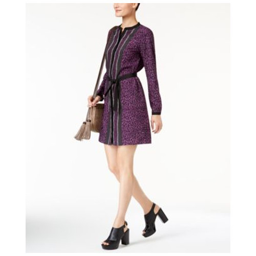 michael kors dress purple