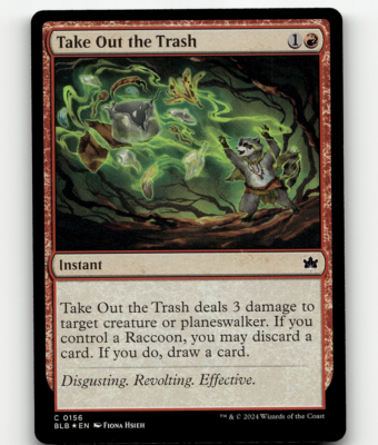 FOIL - MTG Take Out the Trash #156 - Bloomburrow | eBay FOIL - MTG Take Out the Trash #156 - Bloomburrow | eBay