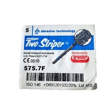 New! Two Striper Diamonds 575.7F 5-pack Abrasive Technology Premier Dental