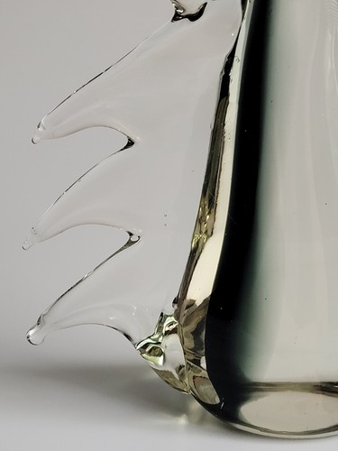 Beautiful Murano Art Glass Horse Head Bust Sommerso V Nason Clear & Grey Venice - Picture 4 of 17