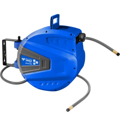 Brilliant Tools Druckluft-Schlauch Automatische Schlauchhaspel 15 m 18 bar