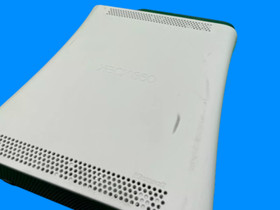 Microsoft Xbox 360 120GB Gaming Console, PAL Region, White, Used, Scratched