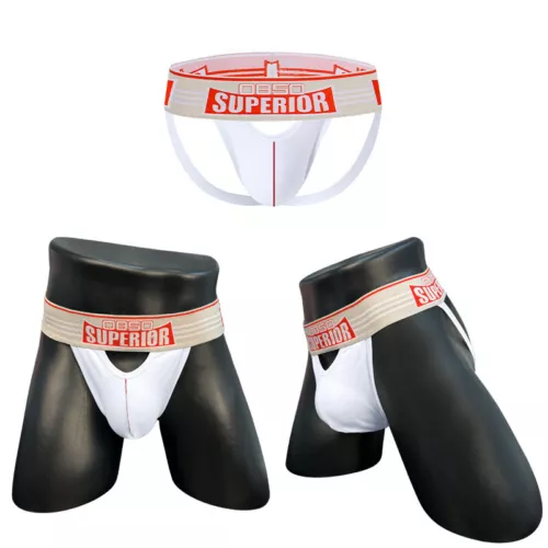 Mens Waistband Jock Strap Sexy Tanga Jockstrap Cotton Pouch Underwear Briefs AU - Picture 6 of 17