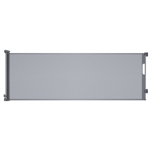 GRAY - LIFMAGE RETRACTABLE BABY GATES 137 INCH EXTRA WIDE BABY GATE FOR STAIRS