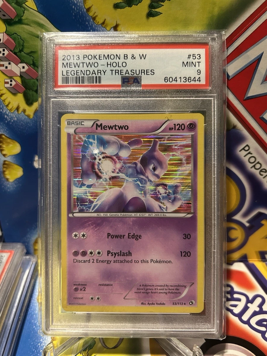 Mewtwo Pokémon TCG Legendary Treasures Individual Collectible Card