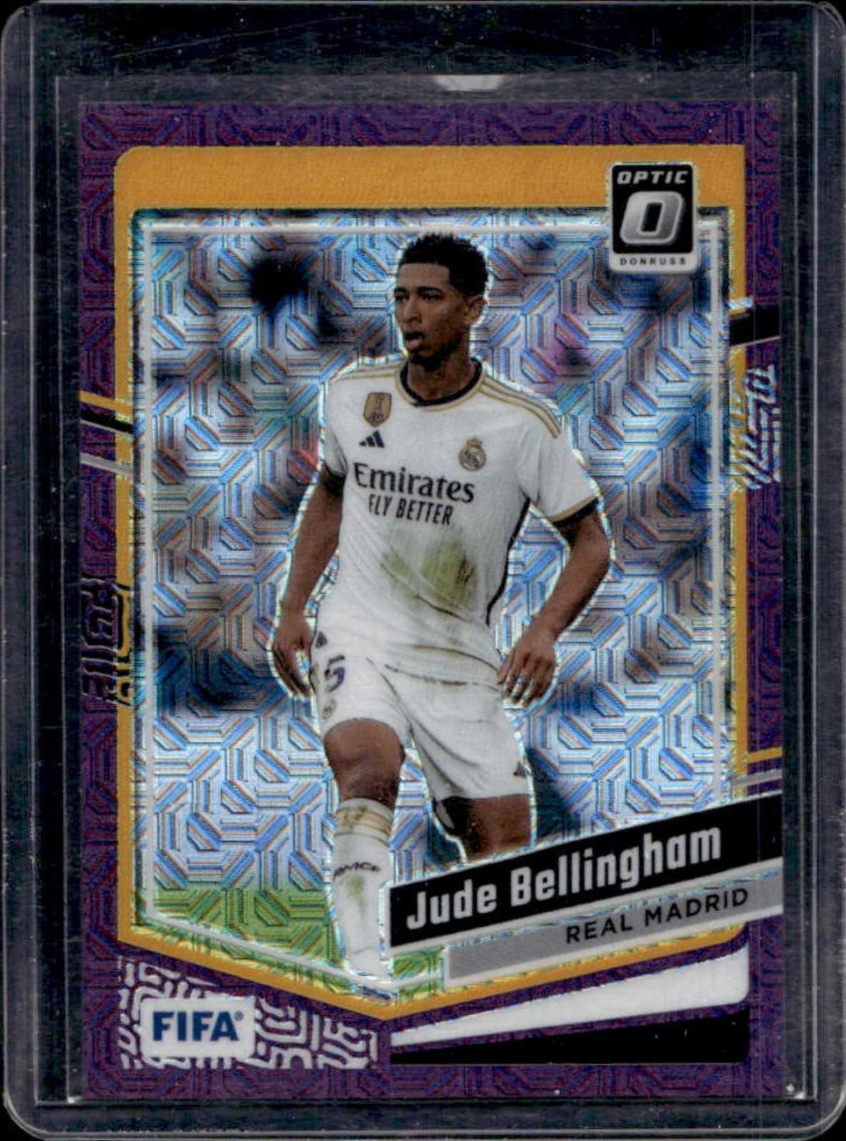 2023 Donruss Jude Bellingham Optic Purple Mojo #21/25 Real Madrid