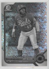 2022 Bowman Chrome Prospects Black & White Mini-Diamond Refractor Jay Allen 0x8e