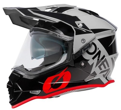 O'Neal Sierra R V.23 MX Offroad Helmet Gray/Black/Red