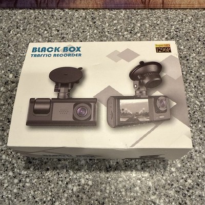 Black Box Traffic Recorder Dash Cam 1296P Super HD Front/Rear Camera