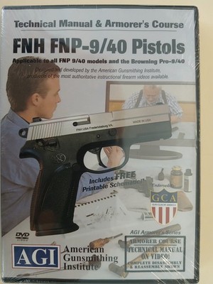 FNH FP- 9/40 Pistols technical manual & Armorer's course AGI course 1524