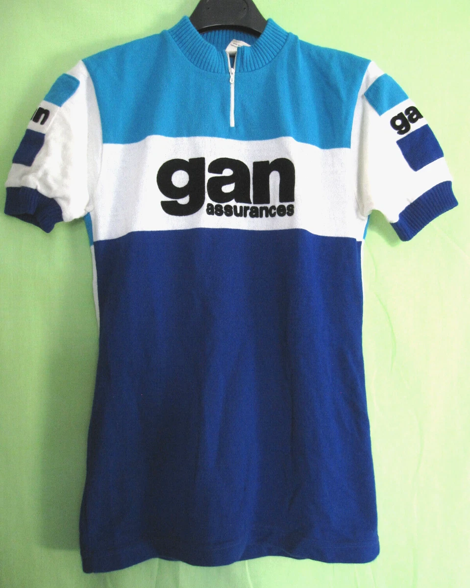 Maillot Cycliste Vintage Gitane – Sergeco Lecoulant – Années 70 – Taille M