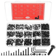 1005 Pz M2 M2,5 M3 Viti Bulloni E Dadi, Set Di Viti a Testa Svasata, Bulloni a T