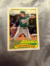 2024 Topps Series 1 - 1989 Topps Baseball Tyler Soderstrom #89B-100 (RC)