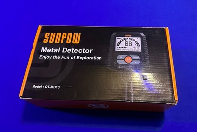 Metal Detector IP68 Waterproof 8'' Coil, 4 Modes Backlit LCD Display Easy To Use