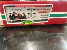 LGB Lehmann 43745 Dutch Masters Sheathed Cigar Boxcar G Scale W/ Metal Wheels
