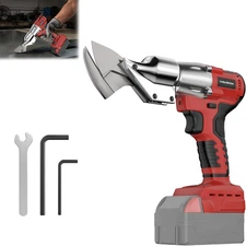 Cordless Metal Shear for Mil-Waukee 18V Max Battery, Sheet Metal Cutter with 360