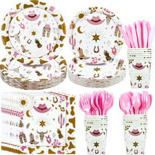 Western Cowgirl Party Decoration Tableware - Cowgirl Birthday Party Supplies Inc