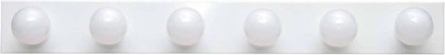 Volume Lighting V1026 6-Light 36'' Bathroom Vanity Strip in White Makeup Lamp