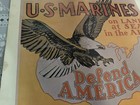 1940s U.S. Marines WWII Service Recruitment War Posters TWO Vintage 1970s — photo 4
