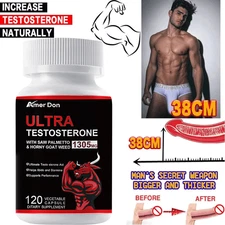 Natural Testosterone Booster - Increase Energy Improve Muscle Strength & Growth