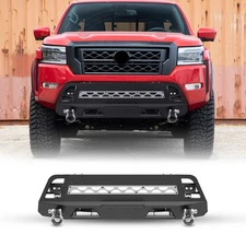 Front Bumper For 2022 2023 2024 Nissan Frontier w/D-Rings+Winch Plate Heavy Duty